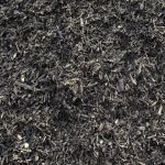 Black Mulch Texture Closeup