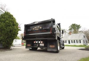 Back of the Smith and Sons delivery truck