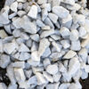 3/4" White Marble Stone